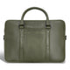 Champs Briefcases Khaki Champs Onyx Leather Slim Briefcase