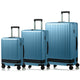 Champs Luggage Blue Champs Fresh II Expandable 3-Piece Luggage Set