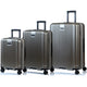 Champs Luggage Grey Champs Marquis Expandable 3-Piece Luggage Set