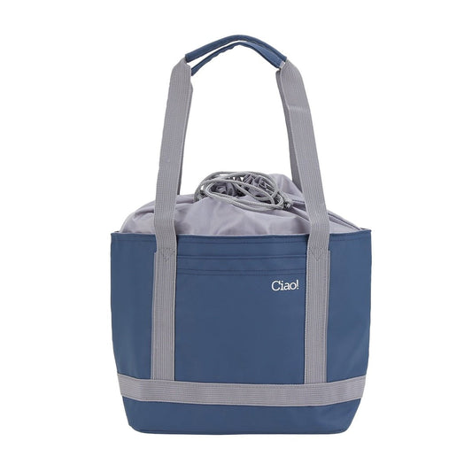 CIAO Lunch Bag Navy CIAO "Sally" Drawstring Ladies Cooler Bag