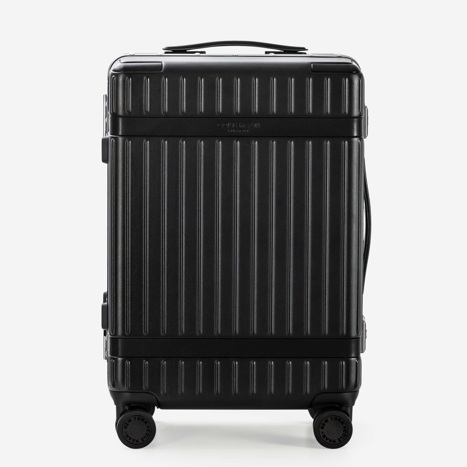 Cole Haan Luggage DNA Black Cole Haan Legacy Grand Pro Premium Hardside Carry-On Luggage