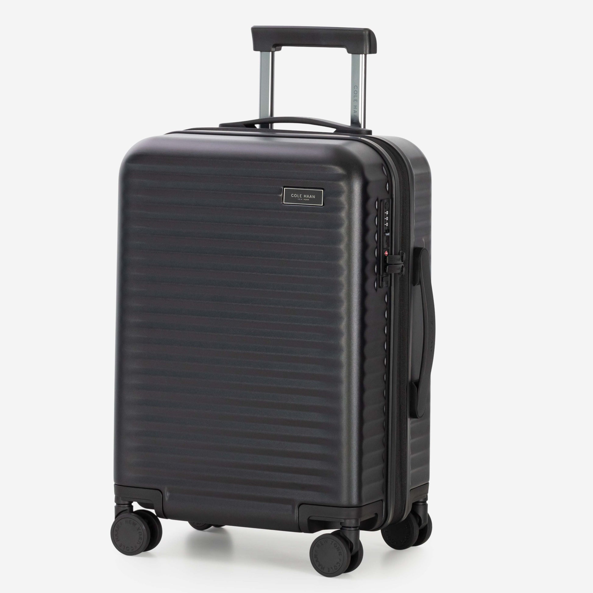 Cole Haan Luggage DNA Black Cole Haan Traverse Series Premium Hardside Carry-On Luggage