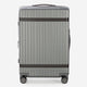 Cole Haan Luggage Gray Pinstripe/DNA Dark Chocolate Cole Haan Legacy Grand Premium Hardside Medium Checked Luggage
