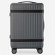 Cole Haan Luggage Gray Pinstripe/DNA Dark Chocolate Cole Haan Legacy Grand Pro Premium Hardside Carry-On Luggage