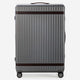 Cole Haan Luggage Gray Pinstripe/DNA Dark Chocolate Cole Haan Legacy Grand Pro Premium Hardside Large Checked Luggage