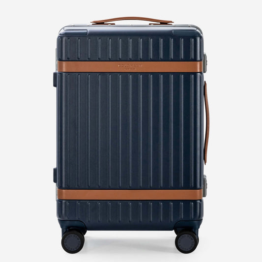 Cole Haan Luggage Navy Blazer/British Tan Cole Haan Legacy Grand Pro Premium Hardside Carry-On Luggage