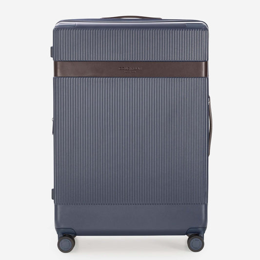 Cole Haan Luggage Navy Blazer/DNA Dark Chocolate Cole Haan Heritage Pro Premium Hardside Large Checked Luggage