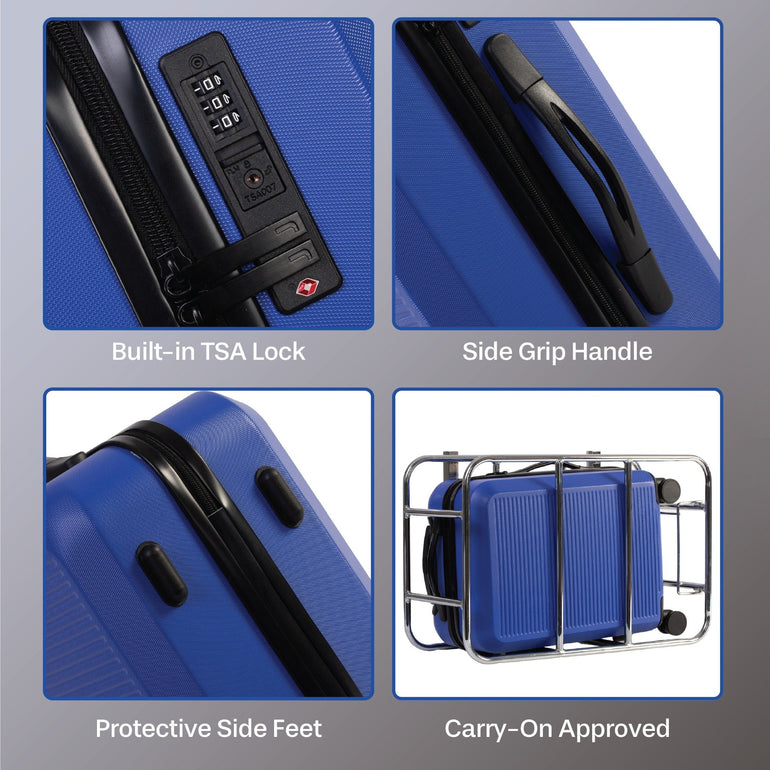 Jetstream 3-Piece Carry-On Luggage & Packing Cube Set