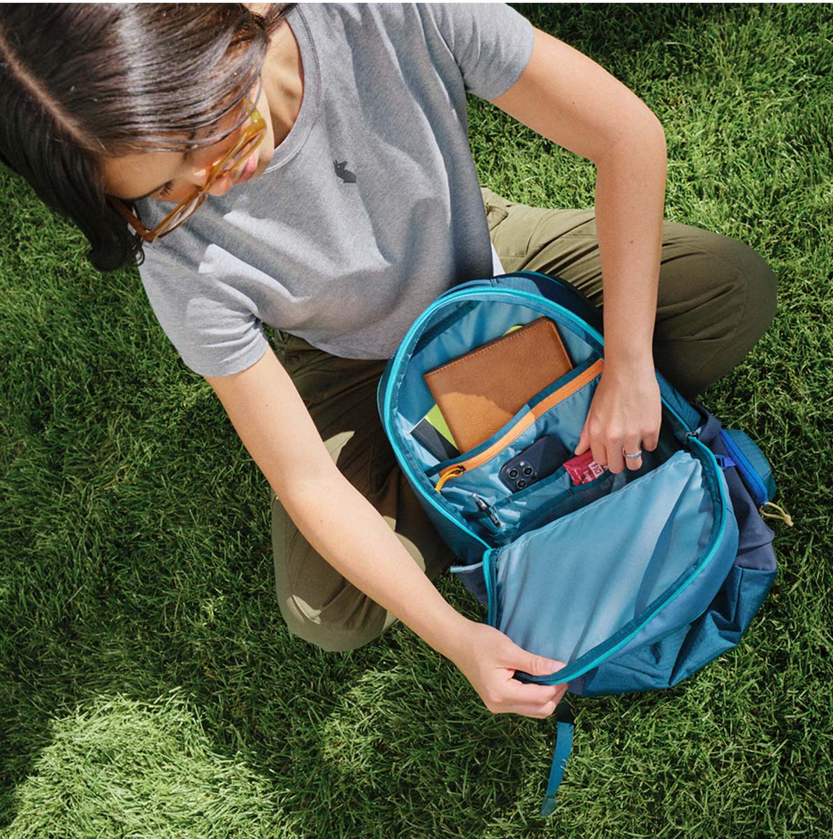 Cotopaxi Backpacks Blue Spruce/Abyss Cotopaxi Allpa 26L Daypack - Blue Spruce/Abyss