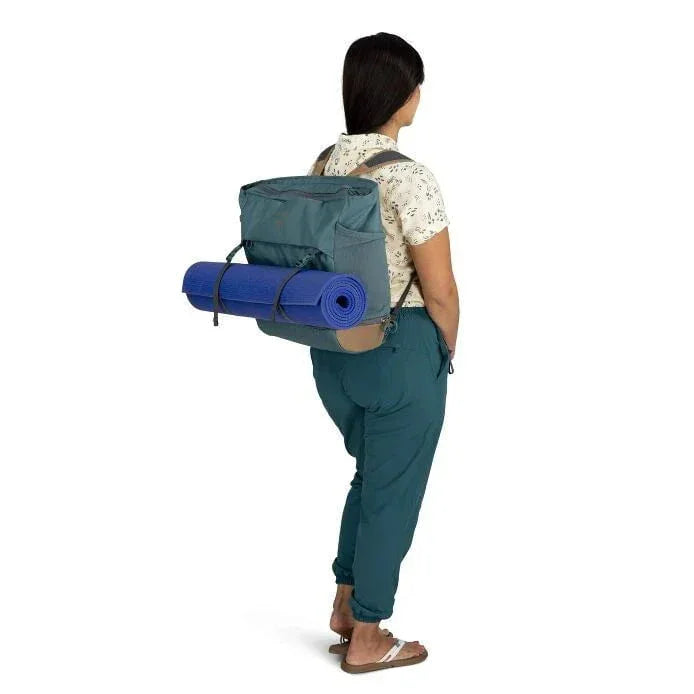 Osprey Daylite Grand sac fourre-tout convertible - Cascade Blue/Latte Brown