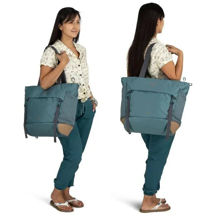 Osprey Daylite Grand sac fourre-tout convertible - Cascade Blue/Latte Brown