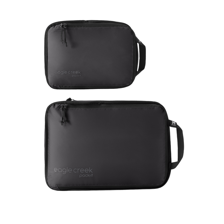 Eagle Creek Travel Accessories Black Eagle Creek Pack-It Isolate Compression Cube S/M Set
