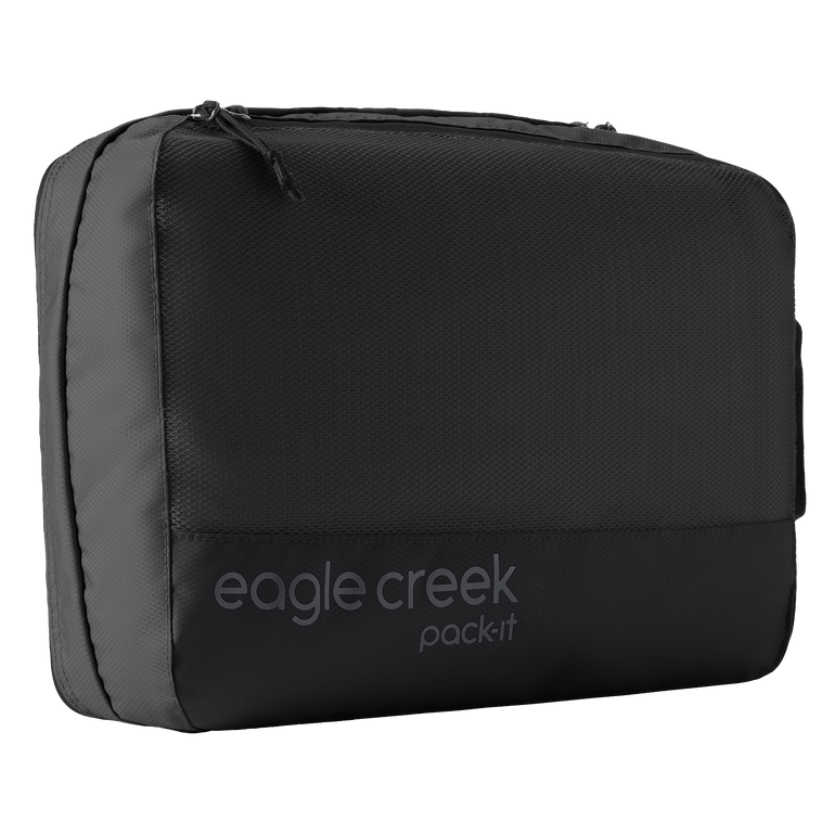 Eagle Creek Travel Accessories Black Eagle Creek Pack-It Reveal Clean/Dirty Cube M