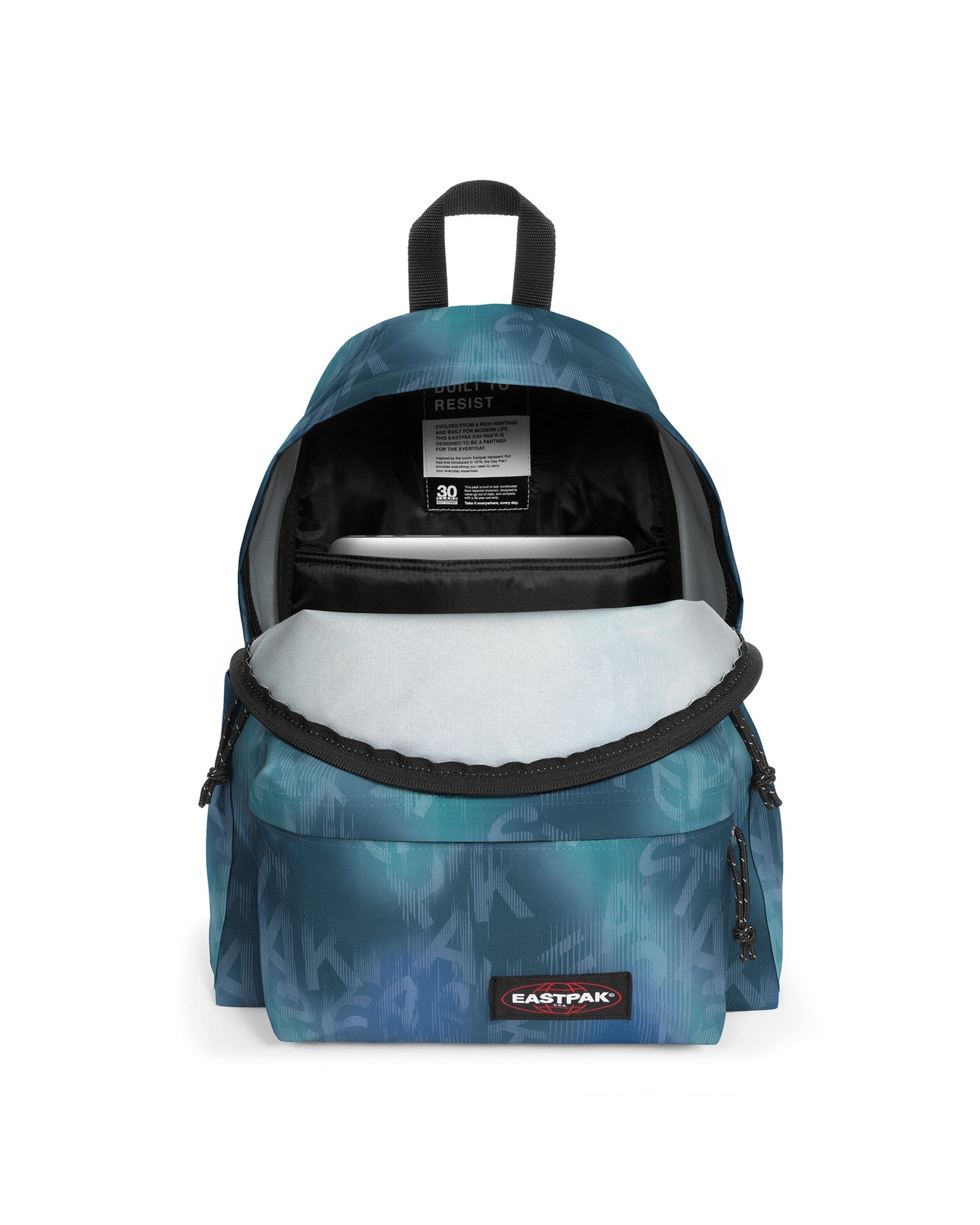 Eastpak Backpacks Letter Dye Dark Blue/Dark Aqua Eastpak Day Pak'r - Letter Dye Dark Blue/Dark Aqua
