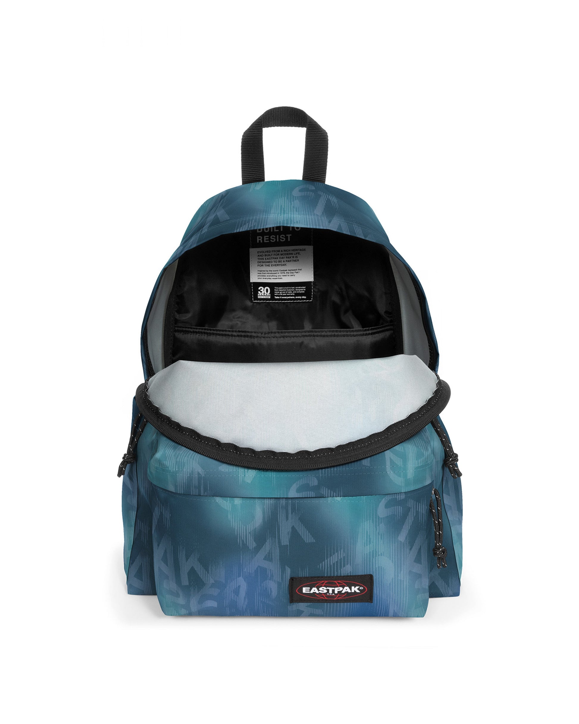 Eastpak Backpacks Letter Dye Dark Blue/Dark Aqua Eastpak Day Pak'r - Letter Dye Dark Blue/Dark Aqua
