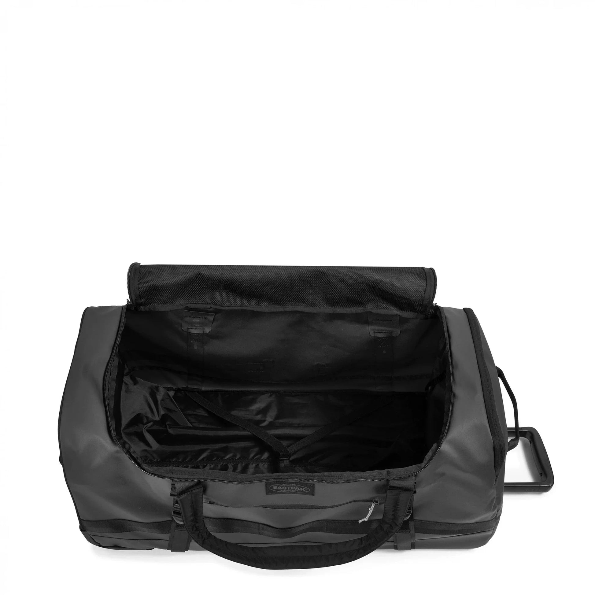 Eastpak Duffles Tarp Black2 Eastpak Duffel Pack Wheel M - Tarp Black2