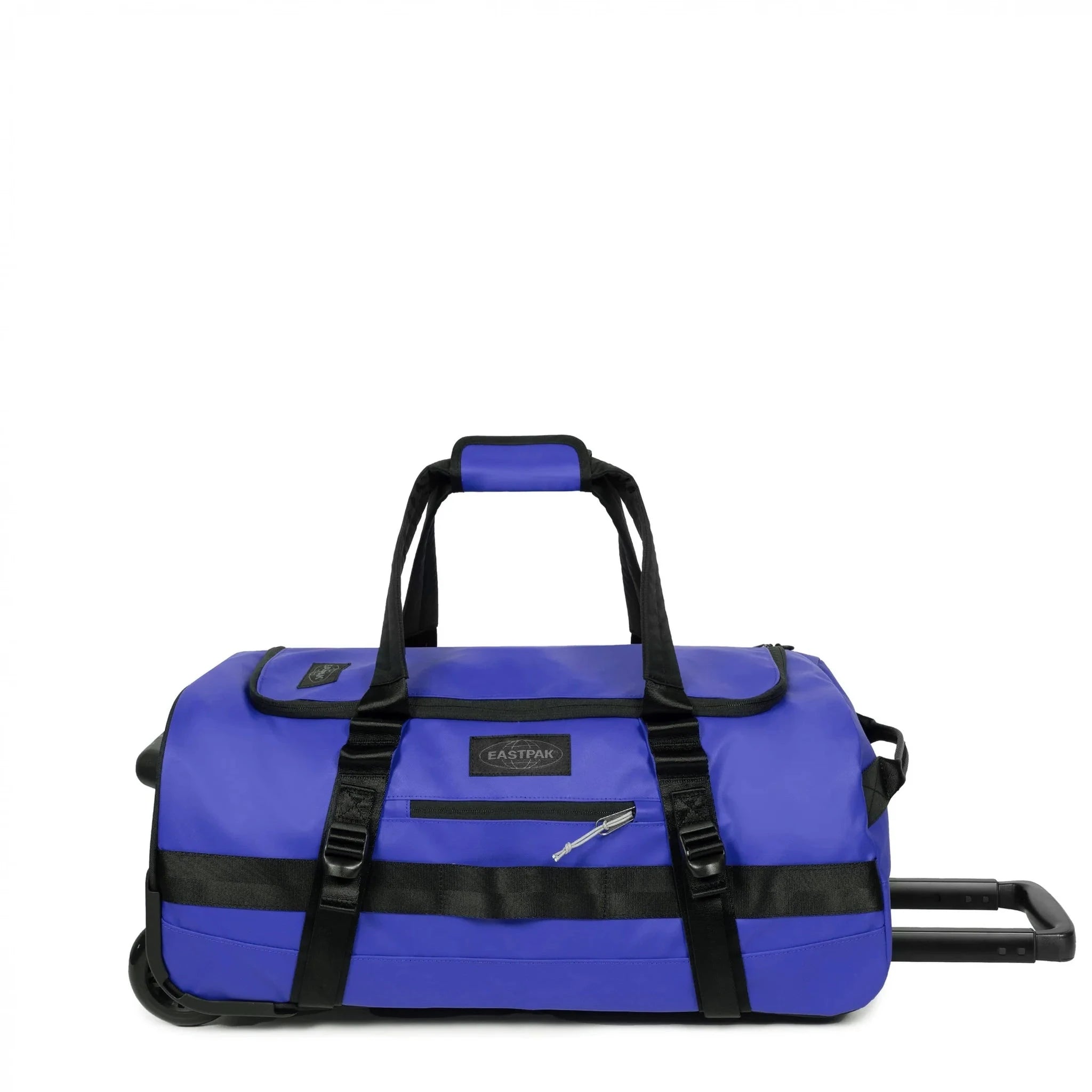 Eastpak Wheeled Duffle Tarp Blue Eastpak Duffel Pack Wheel S - Tarp Blue