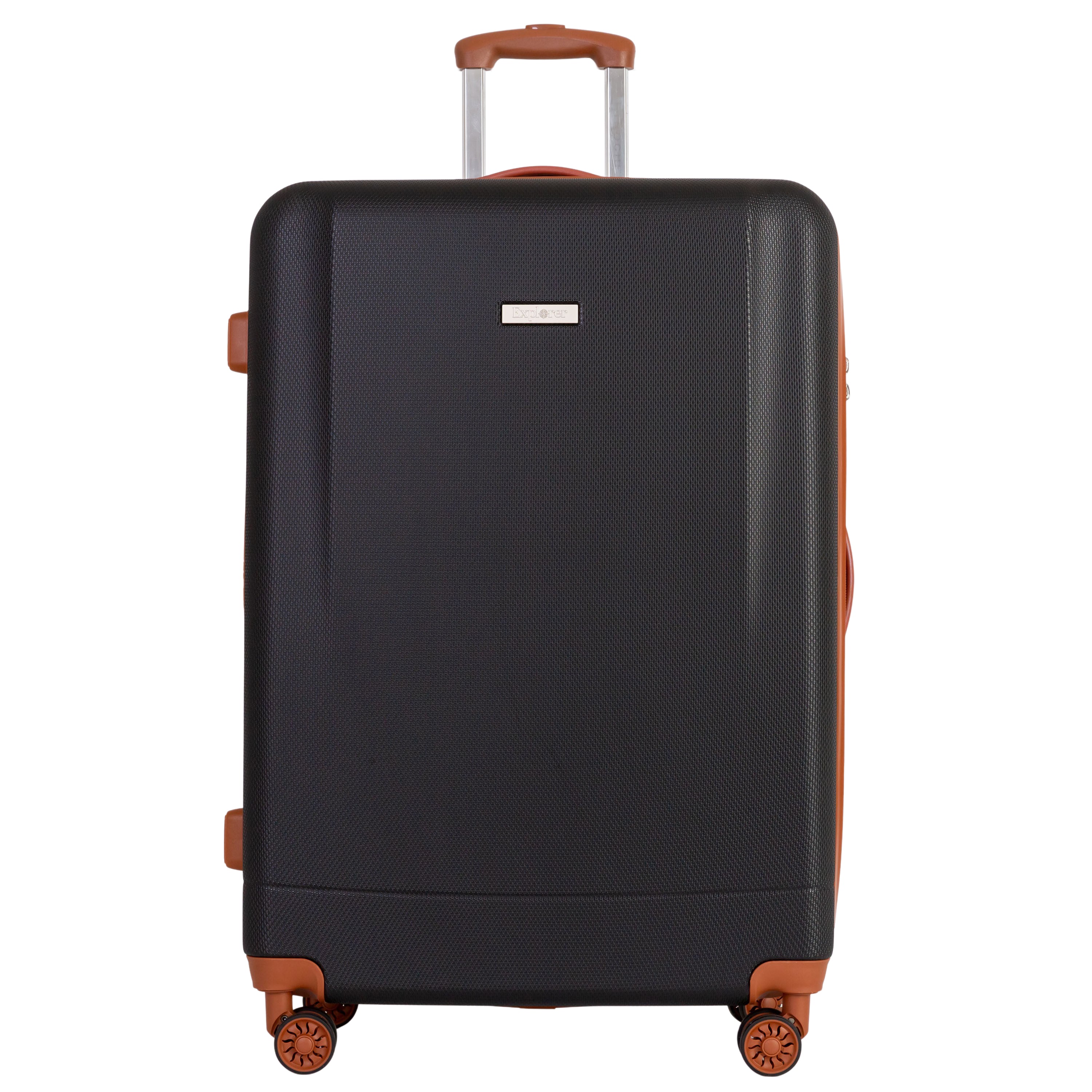 Explorer Luggage Black Explorer First Class Expandable Large Luggage