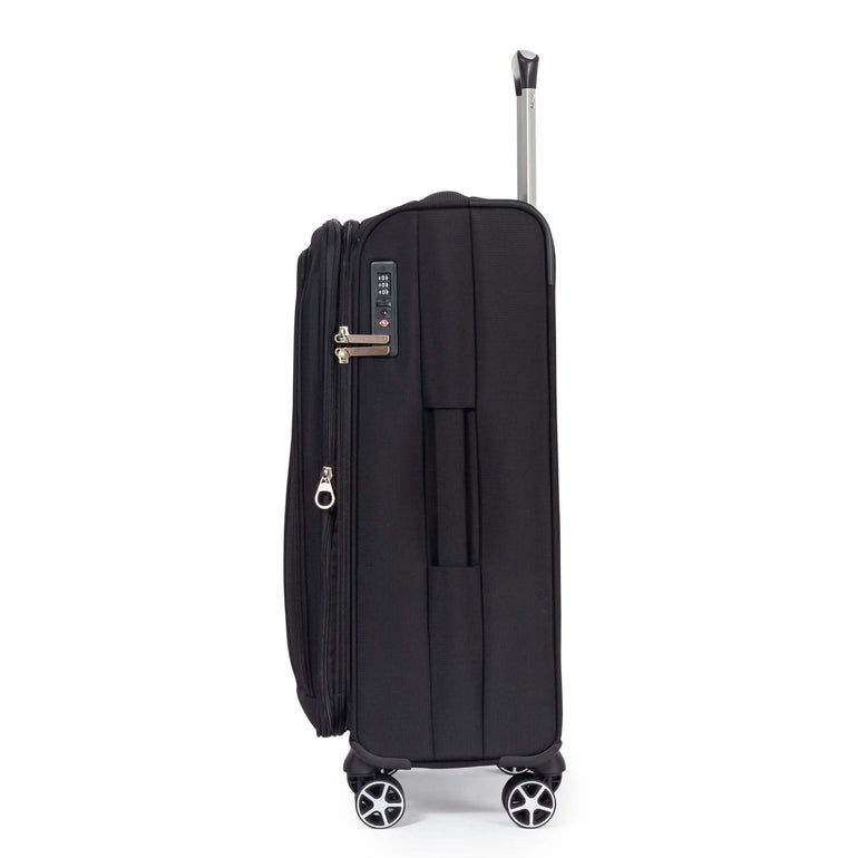Explorer Luggage Black Explorer Onyx Expandable 3-Piece Luggage Set