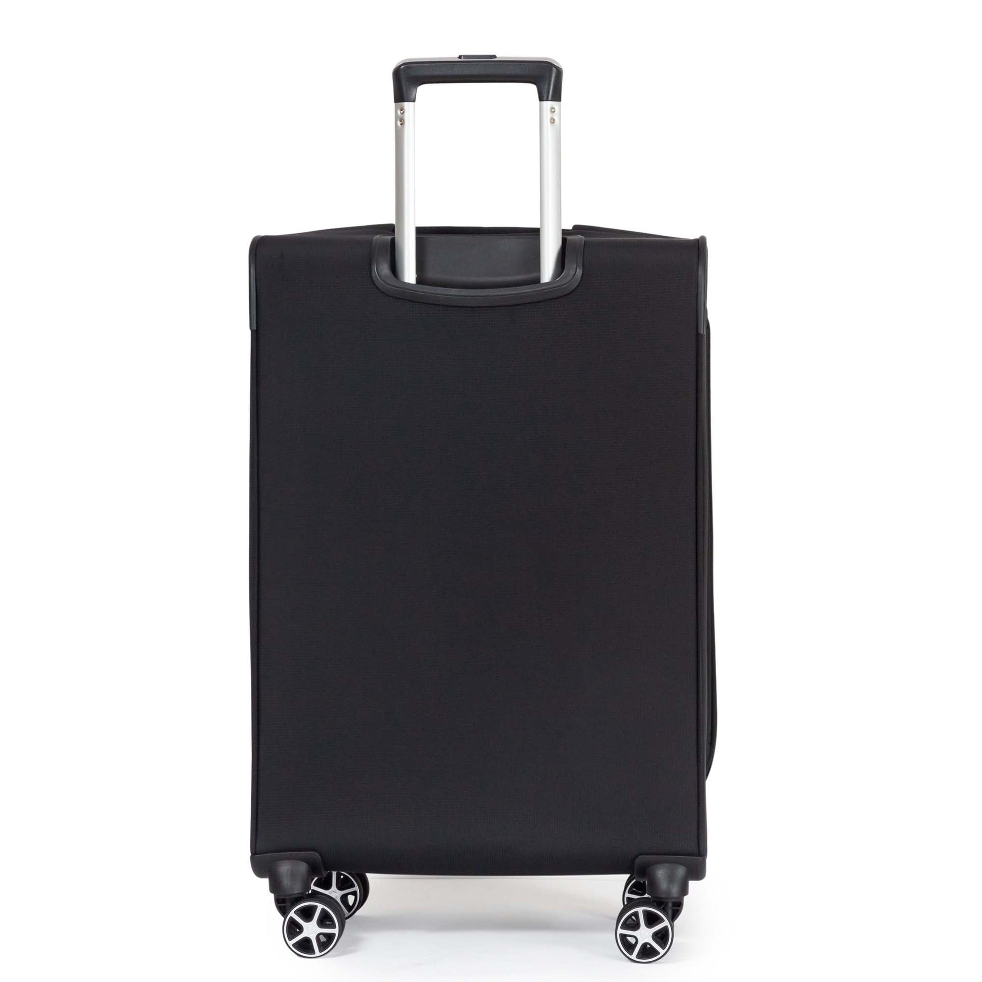 Explorer Luggage Black Explorer Onyx Medium Expandable Spinner Luggage