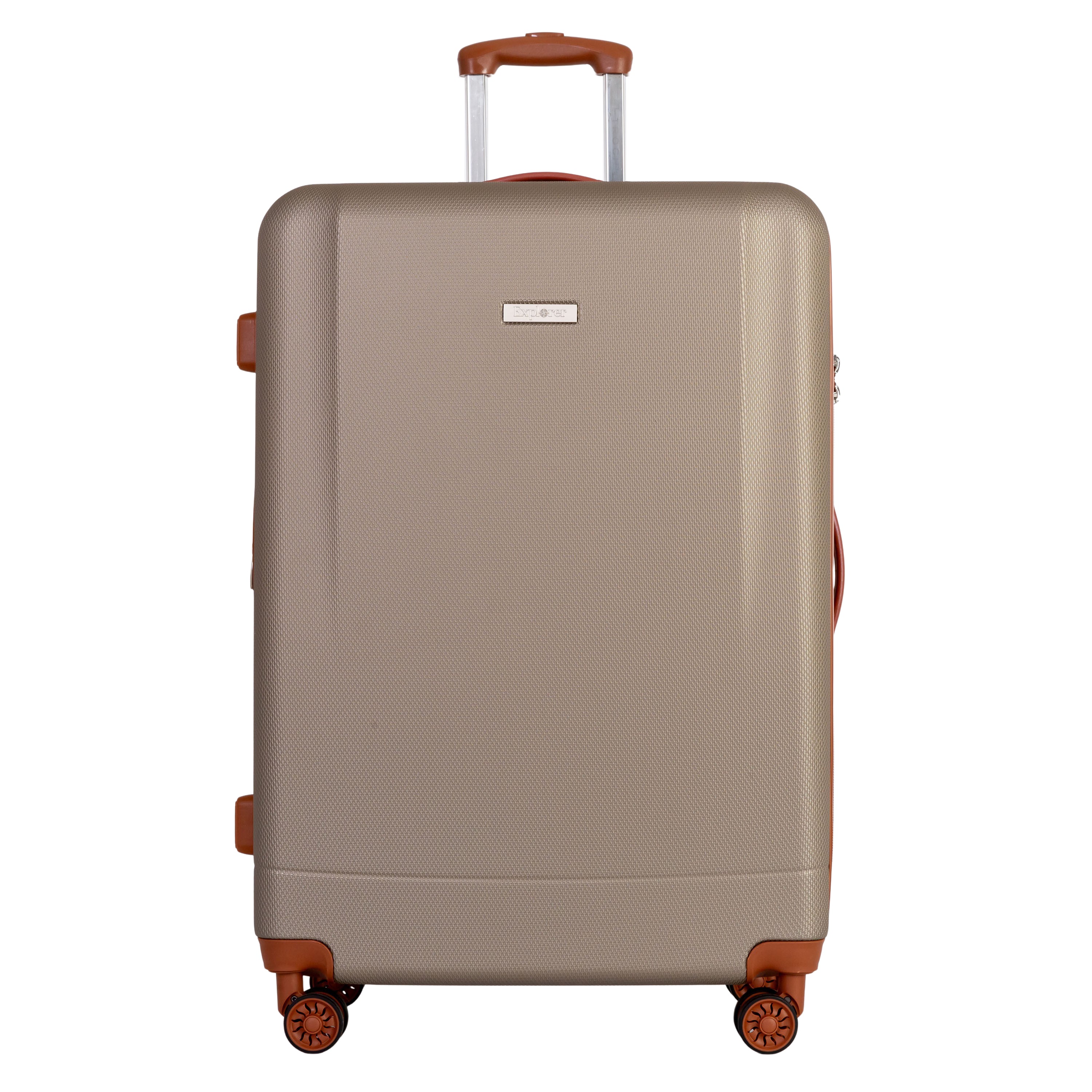 Explorer Luggage Champagne Explorer First Class Expandable Large Luggage