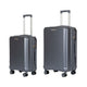 Explorer Luggage Charcoal Explorer Passport Anti-Theft Expandable 2-Piece Luggage Set (Carry-On and Medium)