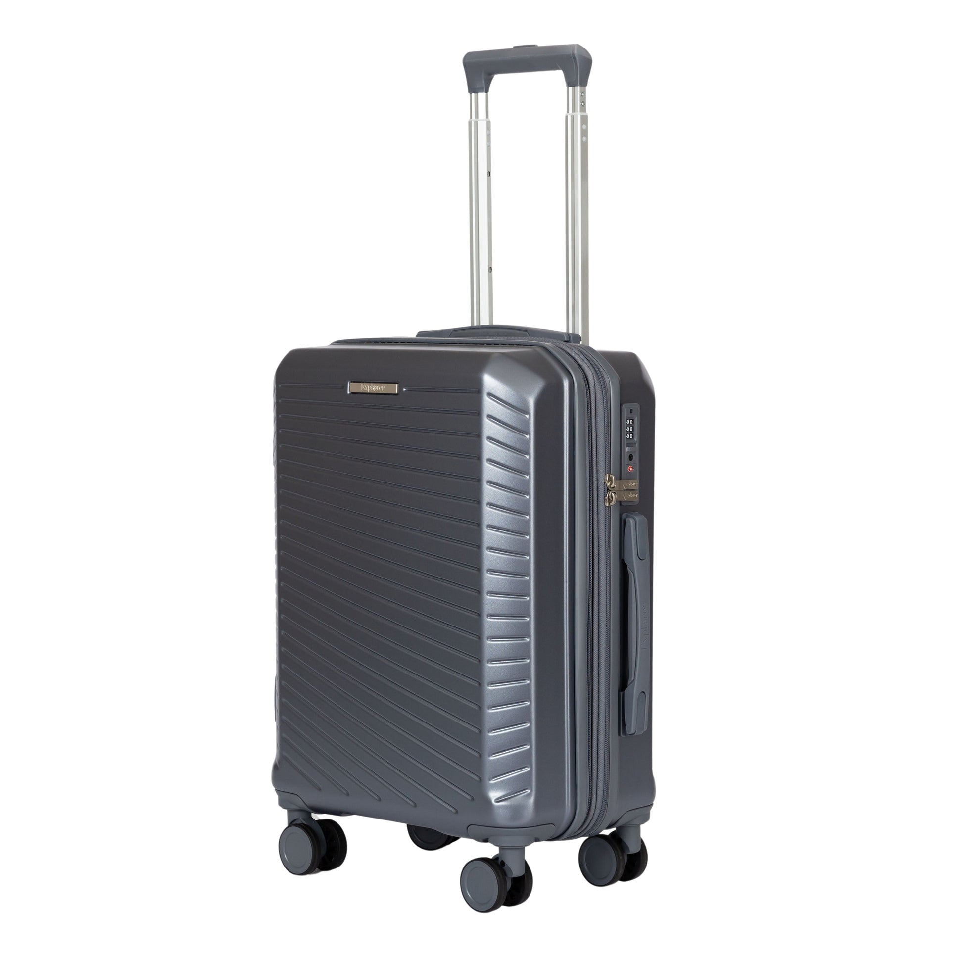 Explorer Luggage Explorer Passport Anti-Theft Expandable 2-Piece Luggage Set (Carry-On and Medium)