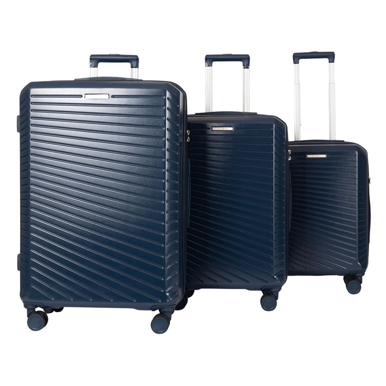 Explorer Luggage Navy Explorer Passport Anti-Theft Expandable 3-Piece Luggage Set