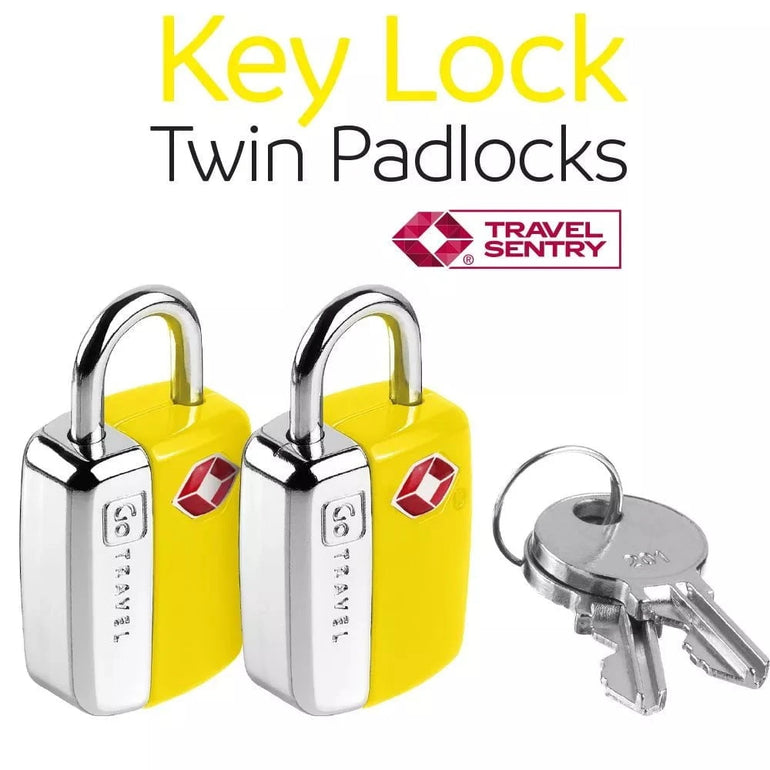 Go Travel Locks Go Travel Key Lock Twin Padlocks TSA