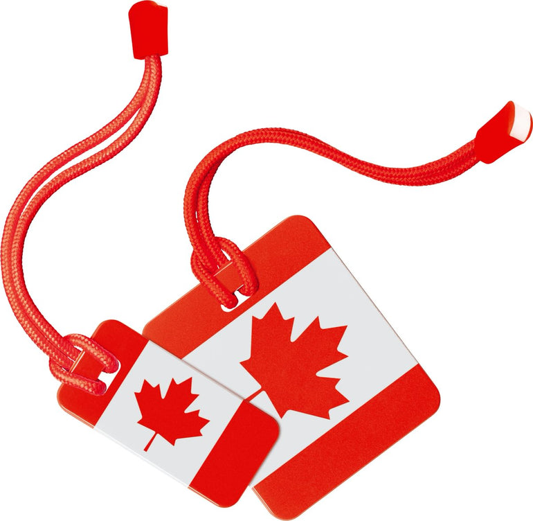 Go Travel Travel Accessories Red/White Go Travel Canadian Luggage Tags