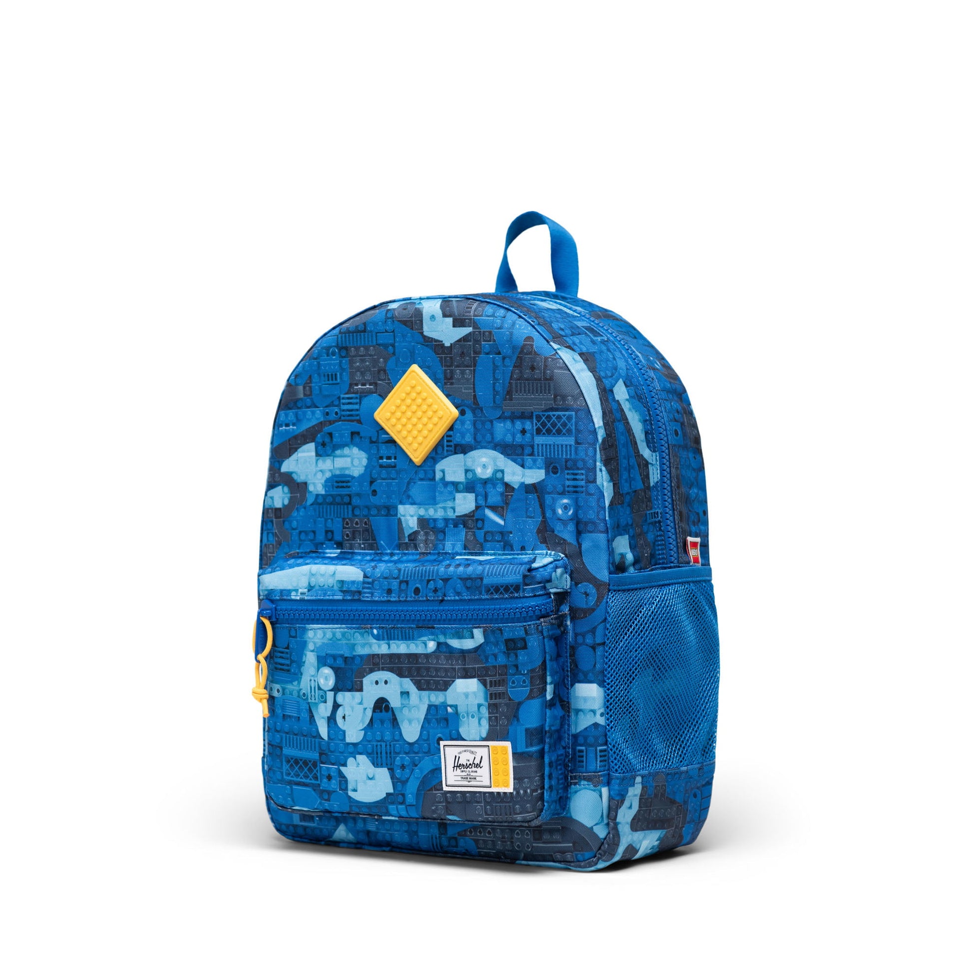Herschel Backpacks Abstract Bricks Blue Herschel LEGO Herschel Heritage Kids Backpack - Abstract Bricks Blue