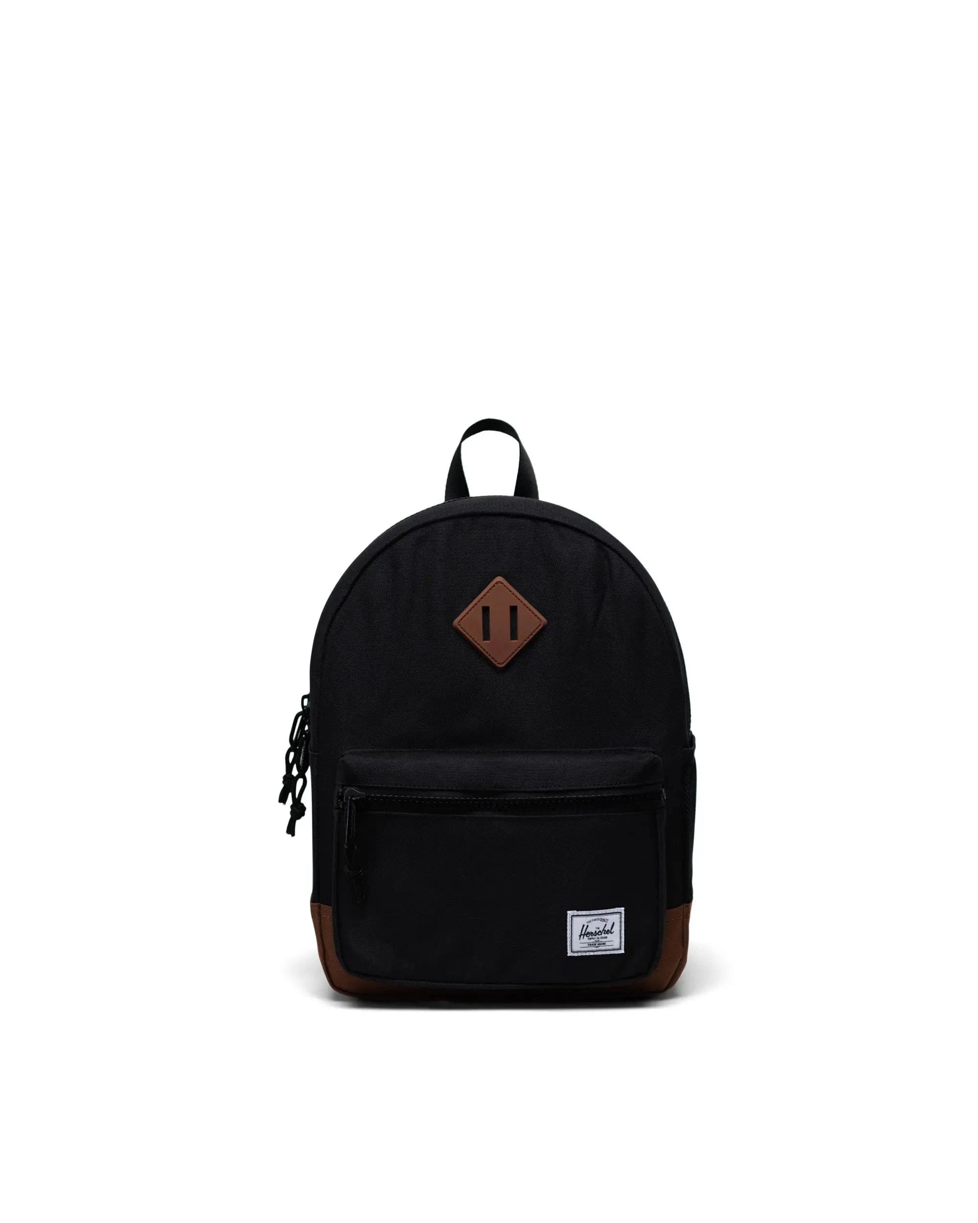 Herschel Backpacks Black/Saddle Brown Herschel Heritage Kids Backpack - Black/Saddle Brown