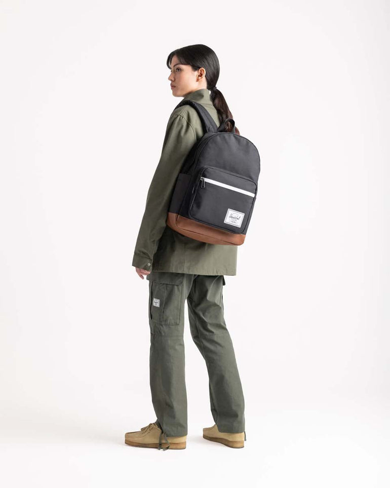 Herschel Backpacks Navy/Tan Herschel Pop Quiz Backpack - Navy/Tan