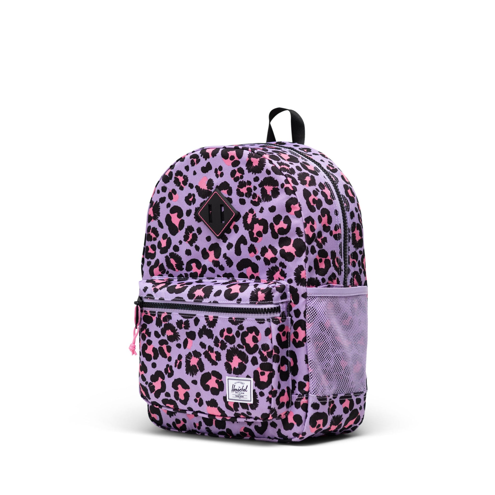 Herschel Backpacks Scribble Leopard Sachet Pink Herschel Heritage Kids Backpack - Scribble Leopard Sachet Pink