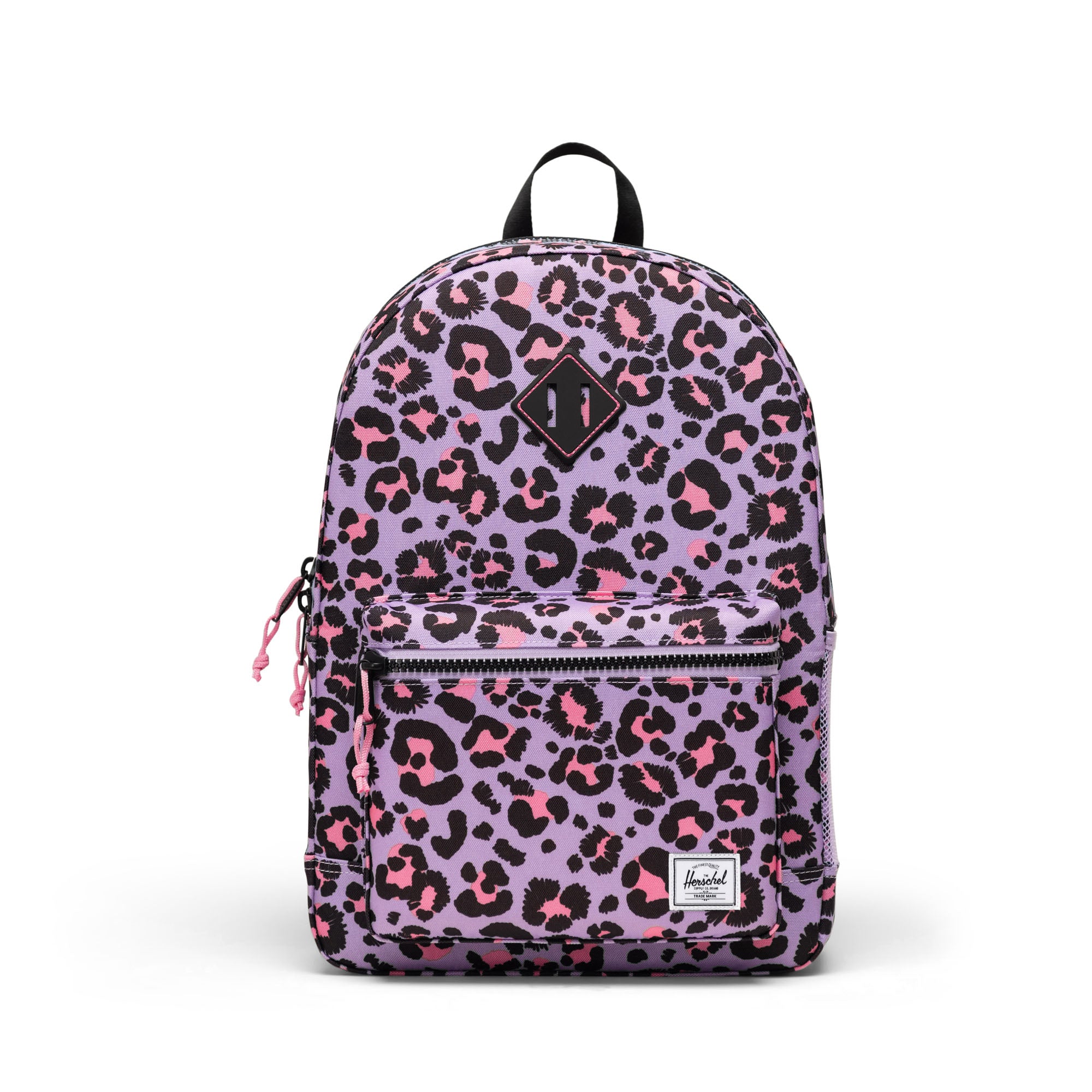 Herschel Backpacks Scribble Leopard Sachet Pink Herschel Heritage Youth Backpack - Scribble Leopard Sachet Pink