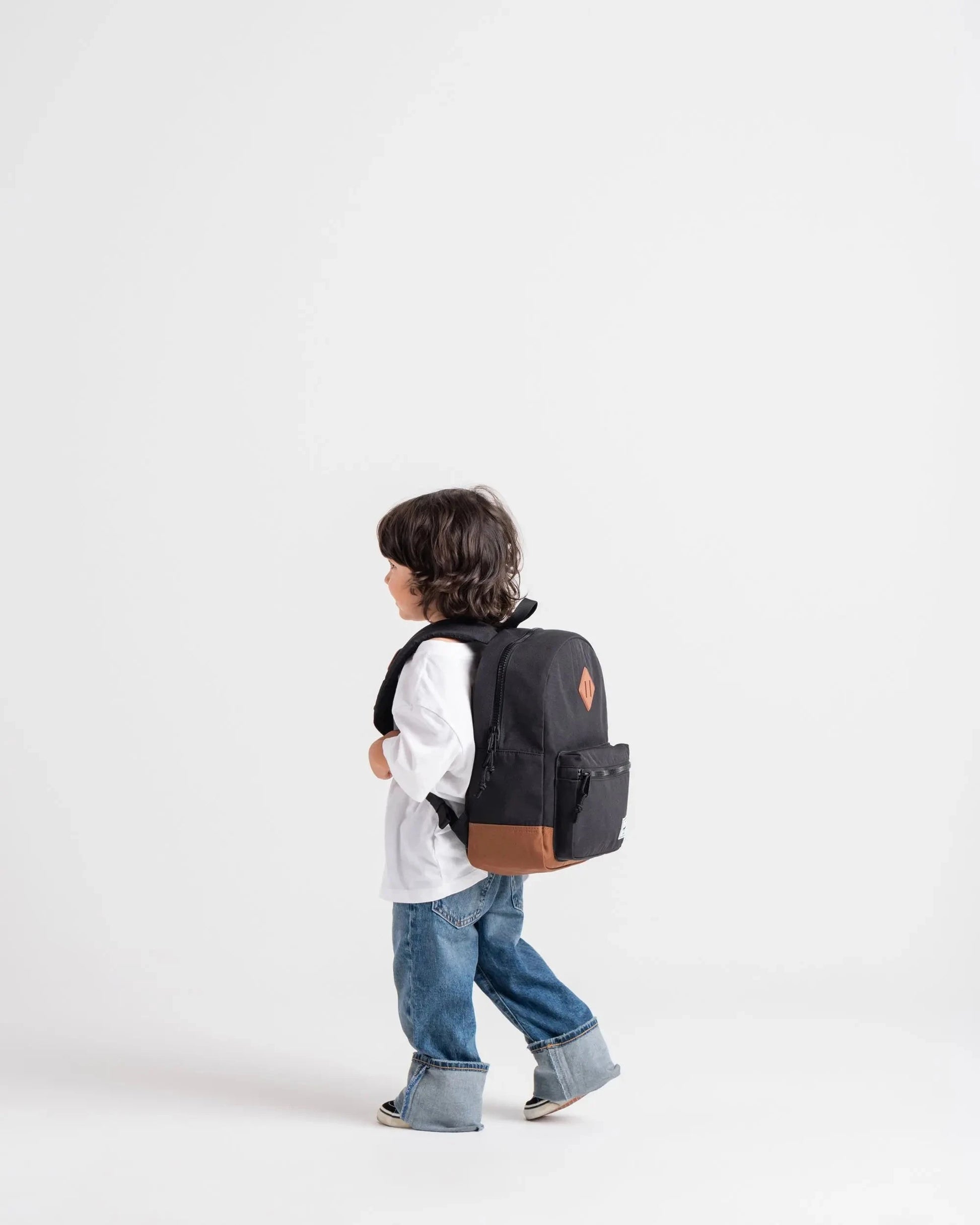 Herschel Backpacks Stencil Checker Opera Mauve Herschel Heritage Kids Backpack - Stencil Checker Opera Mauve
