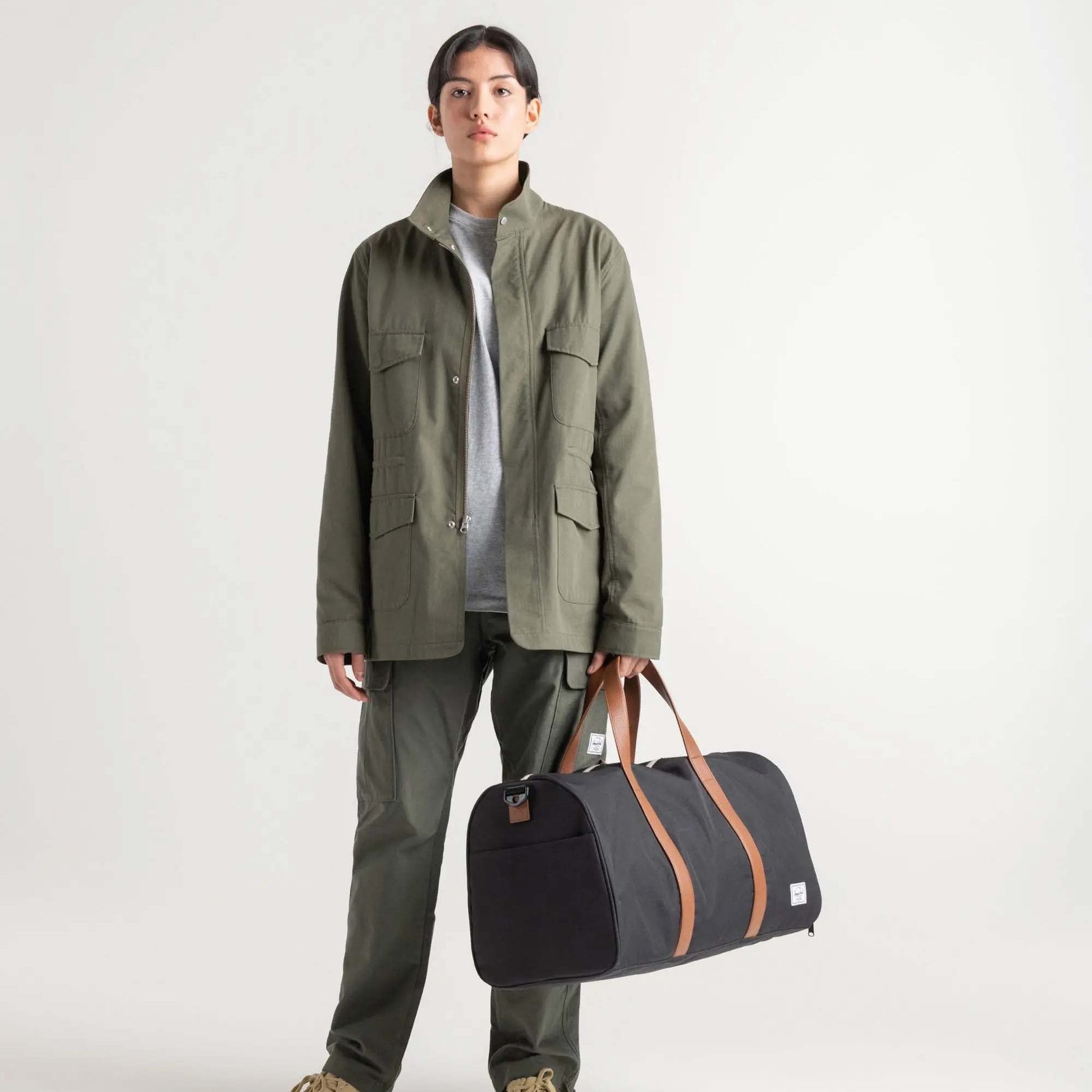Herschel Duffles Black Diamond/Black Herschel Novel Duffle - Black Diamond/Black