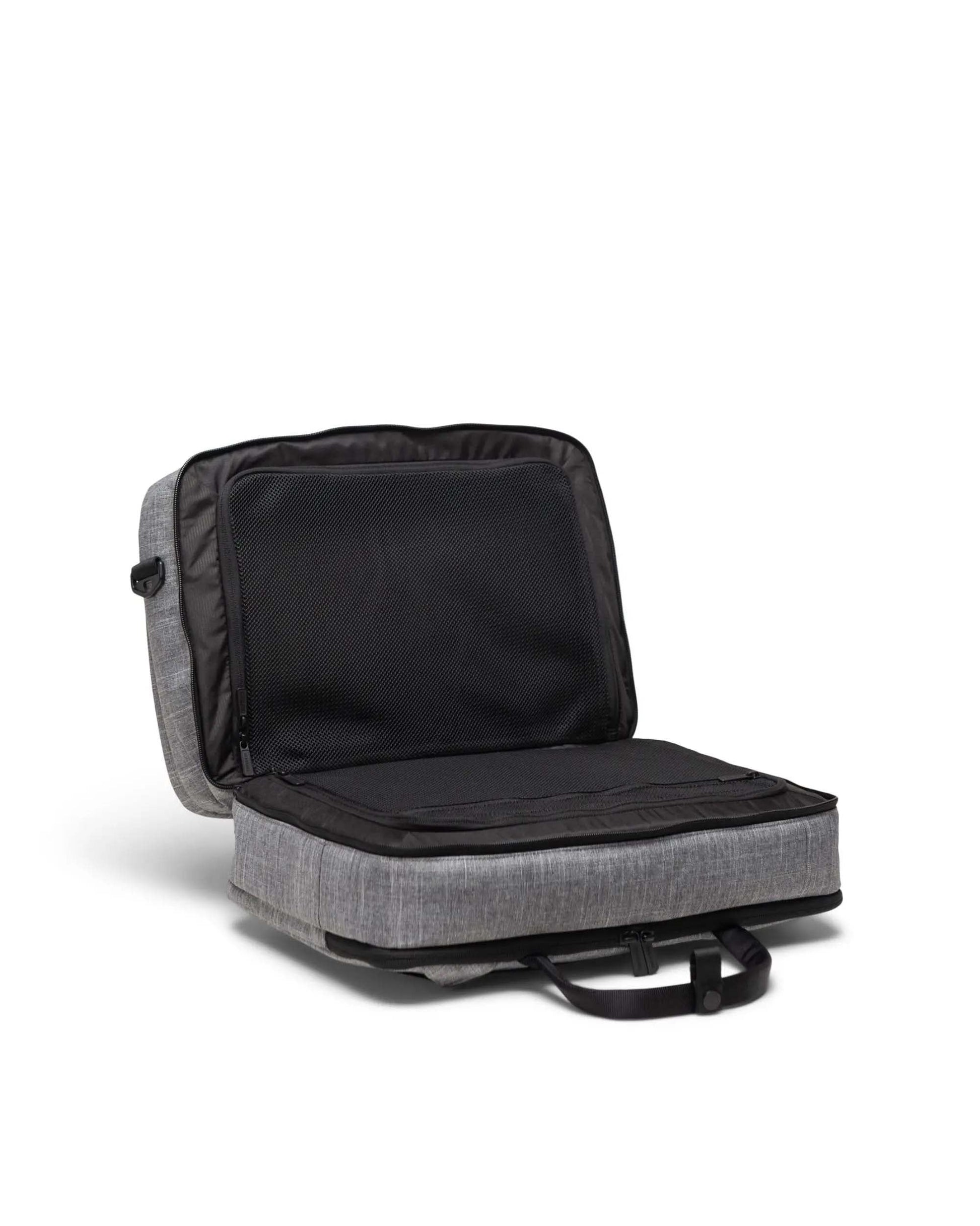 Herschel Duffles Raven Crosshatch Bowen Convertible Travel Duffle Tech - Raven Crosshatch