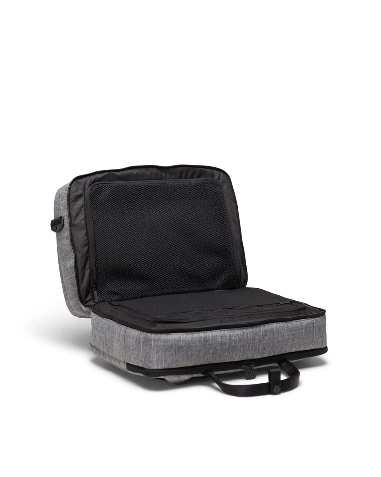 Herschel Duffles Raven Crosshatch Bowen Convertible Travel Duffle Tech - Raven Crosshatch