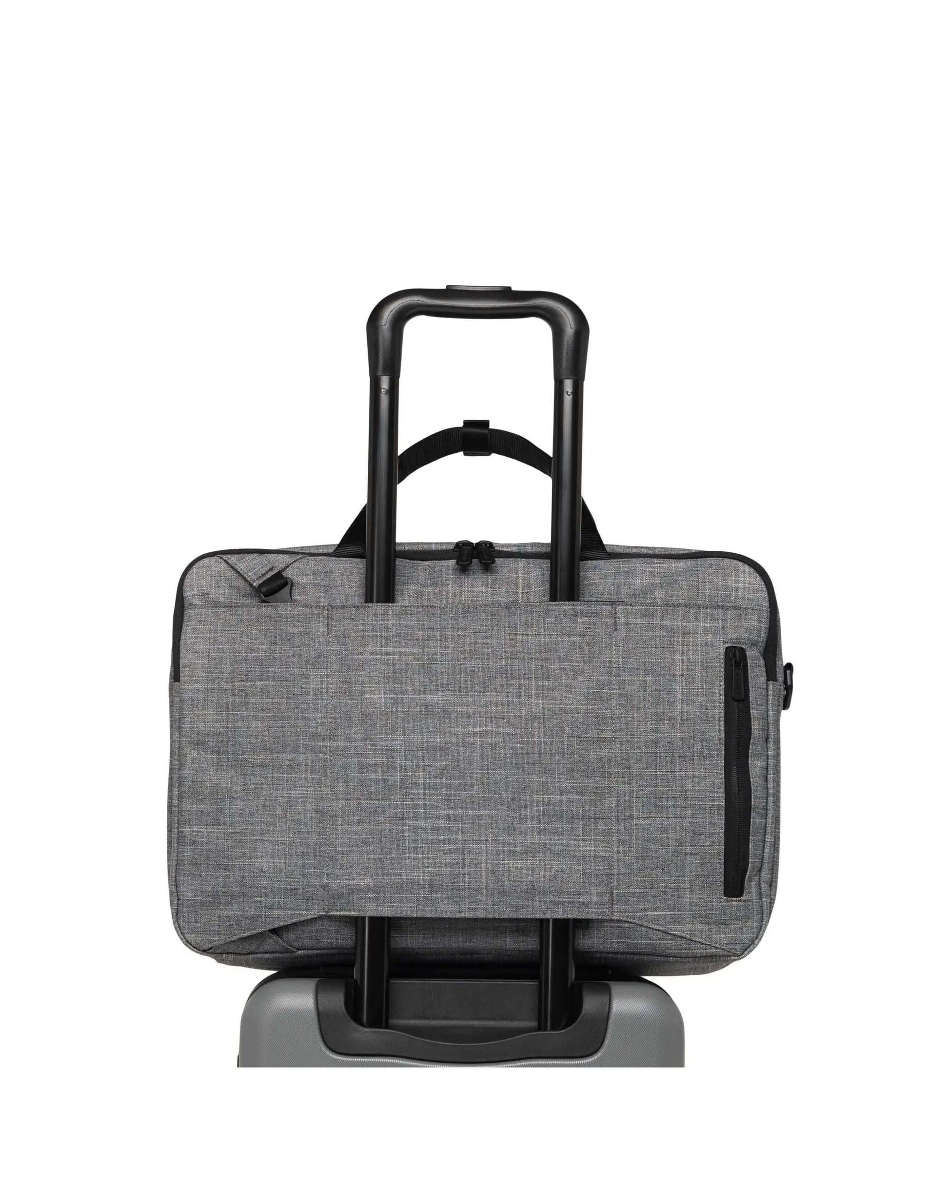 Herschel Duffles Raven Crosshatch Bowen Convertible Travel Duffle Tech - Raven Crosshatch