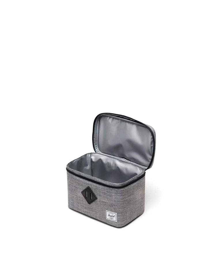 Herschel Lunch Bag Raven Crosshatch Herschel Heritage Lunch Box - Raven Crosshatch