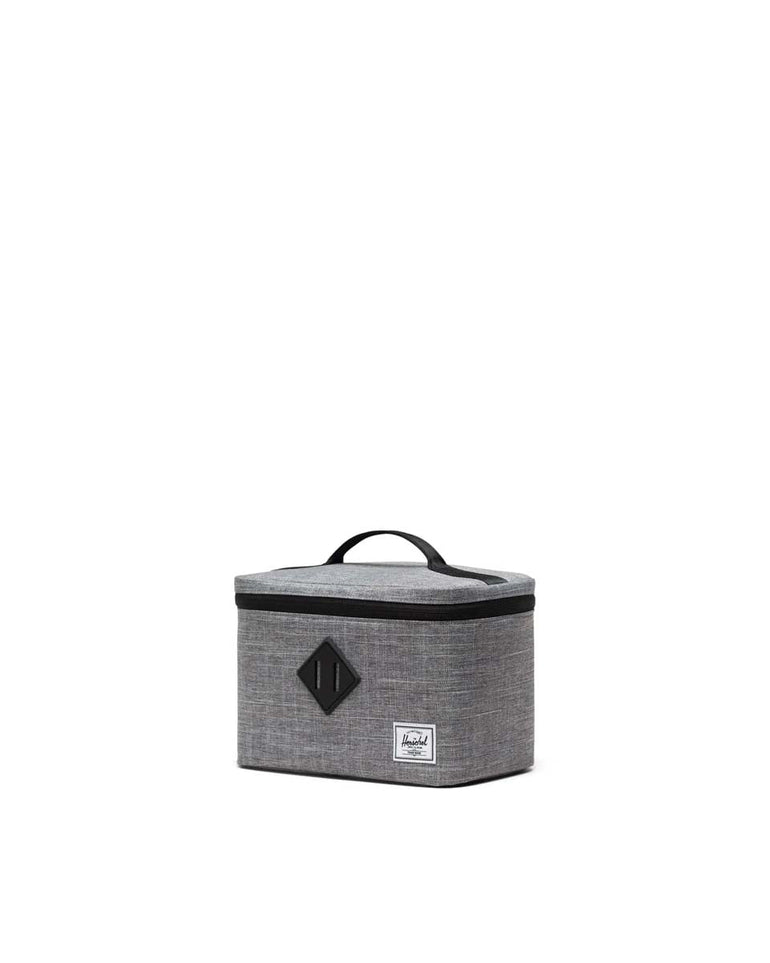Herschel Lunch Bag Raven Crosshatch Herschel Heritage Lunch Box - Raven Crosshatch