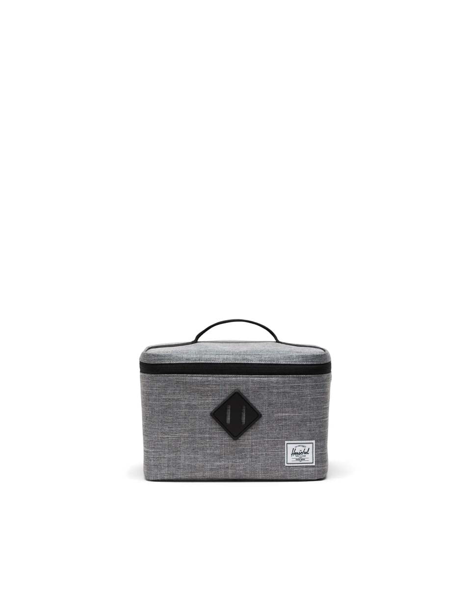 Herschel Lunch Bag Raven Crosshatch Herschel Heritage Lunch Box - Raven Crosshatch