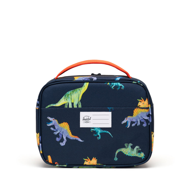 Herschel Lunch Bag Watercolour Dinos Darkest Navy Herschel Pop Quiz Lunch Box Little Herschel - Watercolour Dinos Darkest Navy