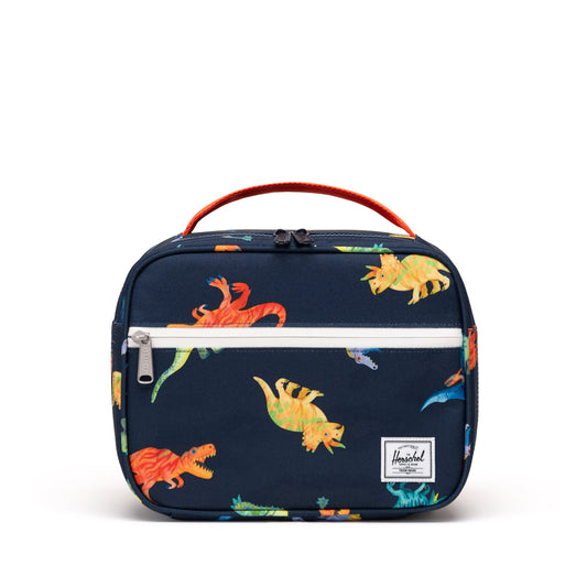 Herschel Lunch Bag Watercolour Dinos Darkest Navy Herschel Pop Quiz Lunch Box Little Herschel - Watercolour Dinos Darkest Navy