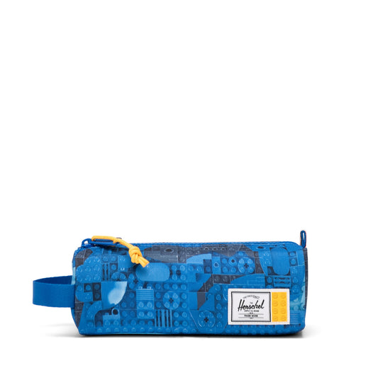 Herschel Pencil Case Abstract Bricks Blue Herschel LEGO Settlement Pencil Case Little Herschel - Abstract Bricks Blue
