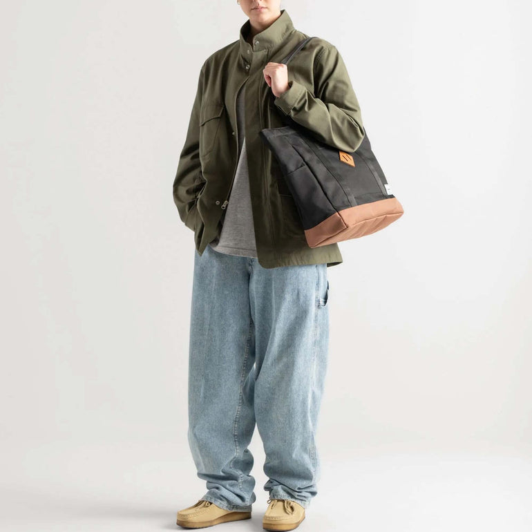 Herschel Tote Bag Vapor Diamond/Charcoal Gray Herschel Heritage Tote - Vapor Diamond/Charcoal Gray