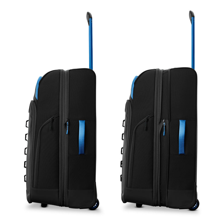 High Sierra Wheeled Duffle Black/Blue High Sierra Hi-Life 32" Wheeled Expandable Duffle