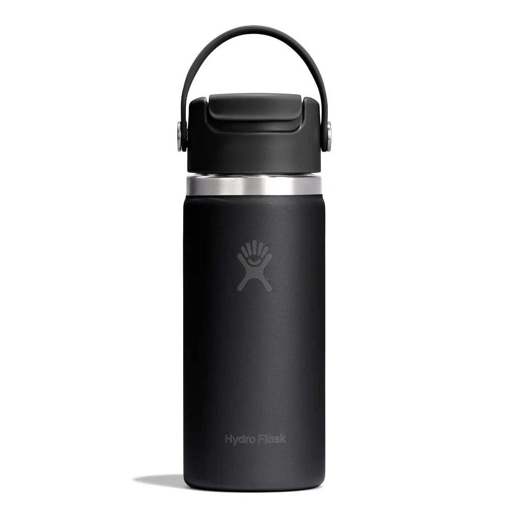 Hydro Flask Water Bottles Black Hydro Flask 16oz Flip Sip Travel Mug
