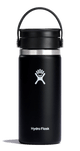 Hydro Flask Water Bottles Black Hydro Flask 16oz Wide Mouth Flex Sip™ Bottle